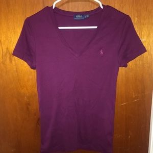 Ralph Lauren Polo purple shirt